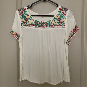 Skies Are Blue Tops - Skies Are Blue Floral Embroidered Top Skies Are Blue Tops - Skies Are Blue Floral Embroidered Top